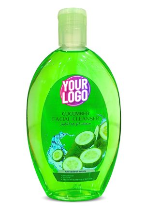 White/Private Label - Cucumber Facial Cleanser